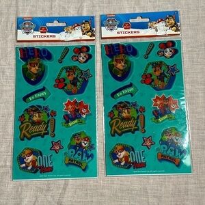 Paw Patrol Hologram Stickers 40 stickers - 2 packets of 20 NEW IN PACKET